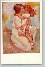 Mutter und Kind sign. P Chiesa