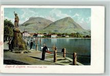 Lugano Monumento Gugl. Tell u. Luganersee