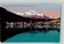 7500 St. Moritz 1925 - Bad mit Piz della Margna