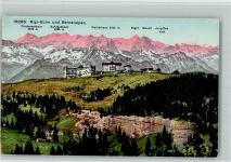 6410 Rigi Kulm 1923 - und Berneralpen Morgenrot