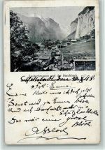 Lauterbrunnen Lauterbrunnen und der Staubbach