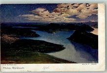 Pilatus sign. J.C.Kaufmann Mondnacht