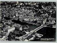 Zürich Limmat Bürkliplatz Quaibrücke Bellevue Fliegeraufnahme