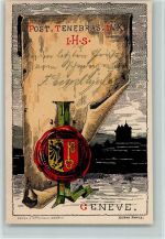 Genève 1909 Post Tenebras LVX Helene Hantz