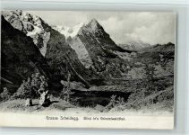 Grosse Scheidegg Blick in's Grindelwaldthal