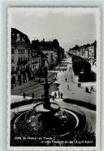 La Chaux Grande Fontaine et rue Leopold Robert