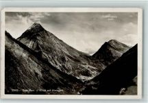 Saas-Fee Blick auf Almagell Almagellhorn Nollenhorn