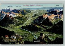 7310 Bad Ragaz - Rheintal Bodensee Pension Wartenstein Ruine Wartenstein