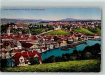 8200 Schaffhausen Sciaffusa - Gesamtansicht mit Munot und Hohenstoffel