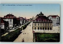 La Chaux-de-Fonds La Poste et rue Léopold Robert