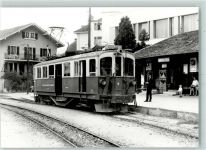 Monthey 1969 Repro AOMC BDeh 4/4 6 in seinem letzten Zustand noch eingesetzt als Reservewagen