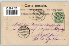 Appenzell 1902 Inneres der Kirche
