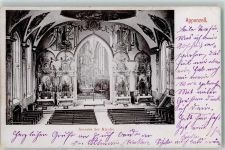 Appenzell 1902 Inneres der Kirche