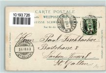 8400 Winterthur 1908 - Das Stadthaus Pferdetroschke