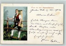Appenzell 1900 Gruss aus dem Appenzellerland