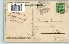Zürich 1908 Blick von der Urania - Monopol Verlag Nr. 55 AK