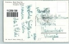 3925 Grächen - Hotel Zum See Grächensee Weisshorn Brunegghorn Bieshorn Ruderboot