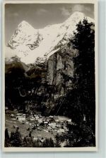 3825 Mürren - Eiger und Mönch Ort handschriftlich
