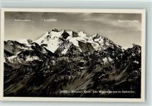 Simplon Les Mischabel vus du Spitzhorn Alphubel Dom Mont Cervin