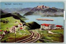 6410 Rigi Staffel - Zeppelin Ballon LZ 4 Offizielle LUPO 75 AK