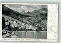 Clarens Clarens et les Rochers de Naye Briefmarke