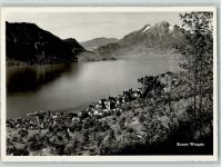 Weggis Kurort Weggis am Vierwaldstättersee Bürgenstock und Pilatus