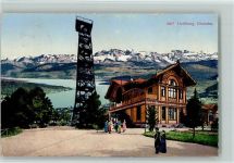 Uetliberg 1910 Restaurant Uto Kulm Aussichtsturm Alpenpanorama