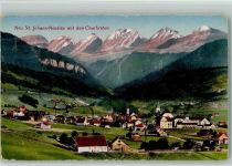 9652 Neu St. Johann 1917 - Nesslau mit den Churfirsten