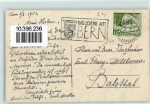 Bern Villa im Schnee Ort handschriftlich