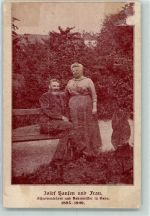 Piz Barscheinz 1920 Josef Hansen und Frau Schwimmlehrer u. Bademeister