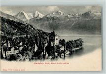 3653 Oberhofen am Thunersee - Schloss Oberhofen Eiger Mönch Jungfrau