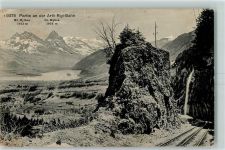 Rigibahn - Partie an der Arth Rigi Bahn kleiner und grosser Mythen