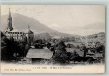 Châtel-St-Denis 1909 et le Mont-Blanc