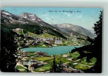 St. Moritz 1913 Blick auf St. Moritz-Bad und Dorf