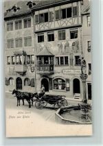 8260 Stein am Rhein - Hotel Sonne Pferdekutsche Brunnen