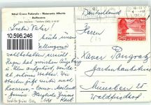 Bellinzona Hotel Croce Federale Gasthaus Ristorante Albergo Oldtimer Omnibus