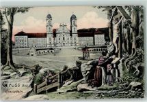 8840 Einsiedeln 1908 Gebrauchsspuren Kloster