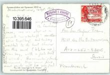Spannorthütte 1956 mit Spannort Stempel Wirtschaft & Alpenrösli Niedersorenen