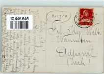Horgen Mädchen mit Hund Ort lt. Stempel