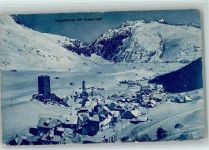 Hospental 1912 mit Andermatt Winter