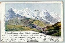 Scheidegg 1901 Kleine Scheidegg Eiger Mönch Jungfrau