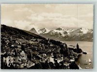 Hilterfingen Ortsansicht Thunersee
