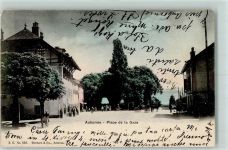 Aubonne 1904 Place de la Gare