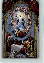 8840 Einsiedeln - Kirche Hochaltarbild v.M.P.v. Deschwanden