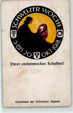 3000 Bern Berne - 1918 Schweizer Woche