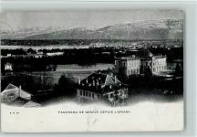 Genève Panorama de Genève depuis L'Ariana