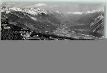 Crans-sur-Sierre 1958 et la plaine du Rhone