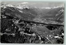 Crans-sur-Sierre 1958 et la plaine du Rhone