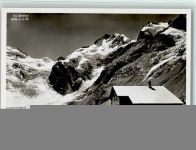 Piz Bernina Bovalhütte mit Piz Bernina