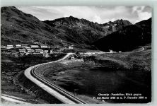 Oberalp Passhöhe Blick gegen P.l del Maler P. Paradis Feldpost
